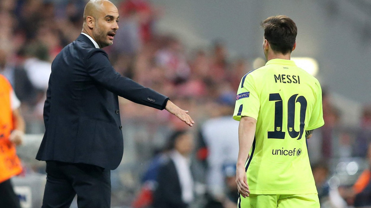  Lionel Mesi, Pep Gvardiola