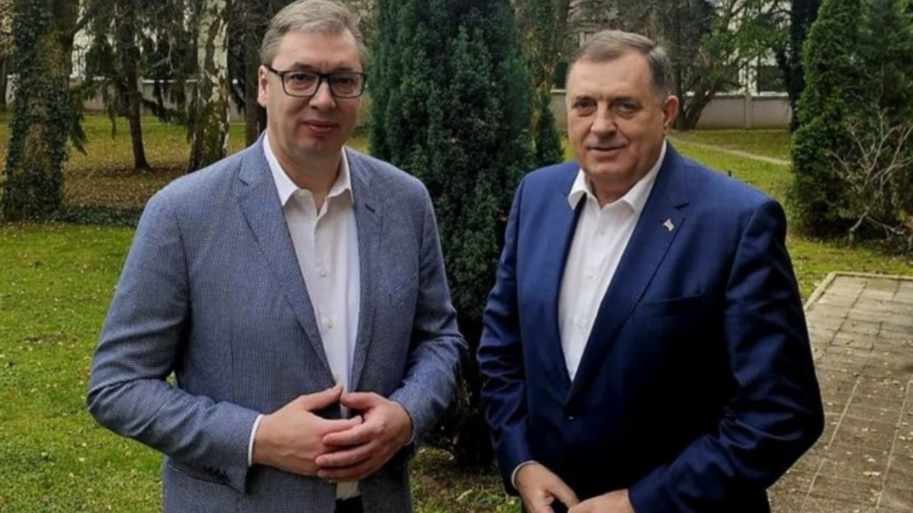 Aleksandar Vučić i Milorad Dodik