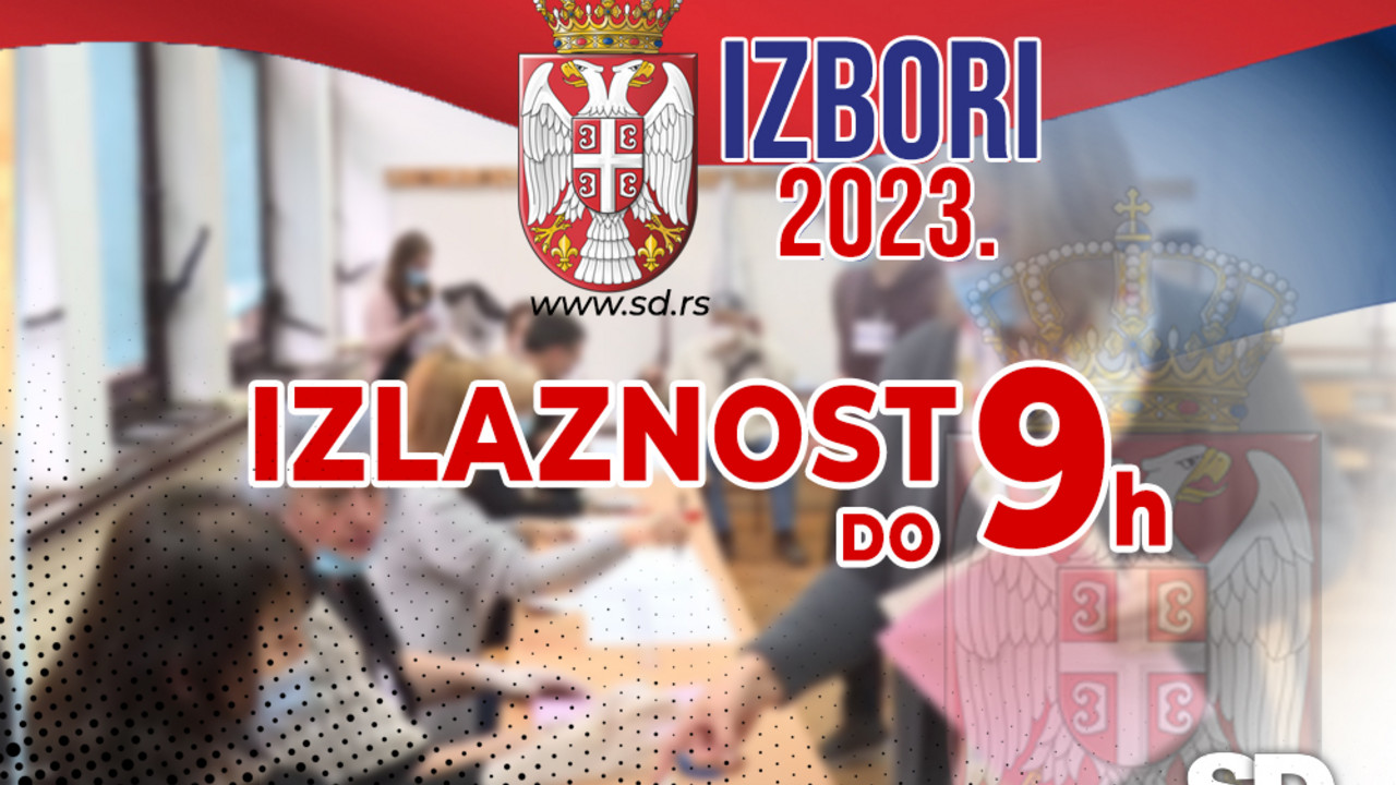 Izlaznost do 9 časova