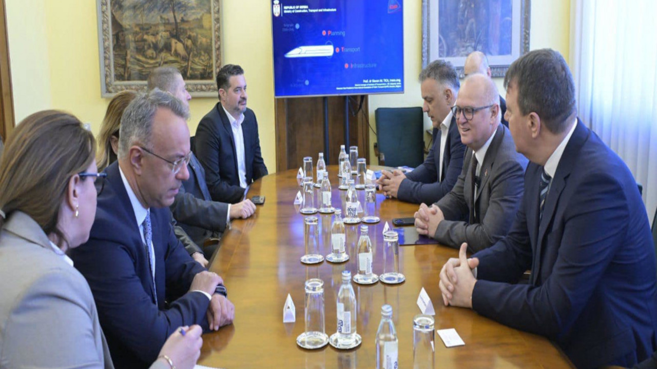Goran Vesić sa grčkim ministrom saobraćaja i infrastrukture