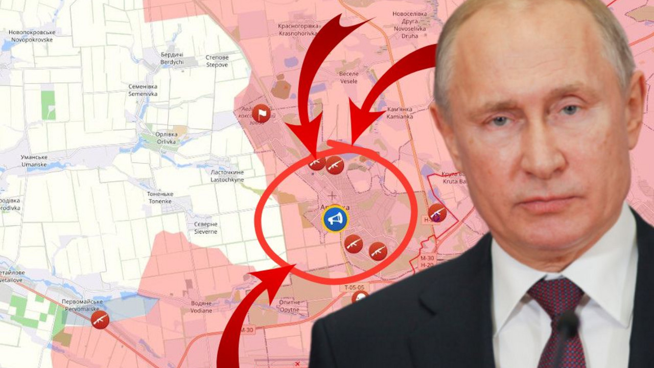 Vladimir Putin, Avdijevka, Ukrajina