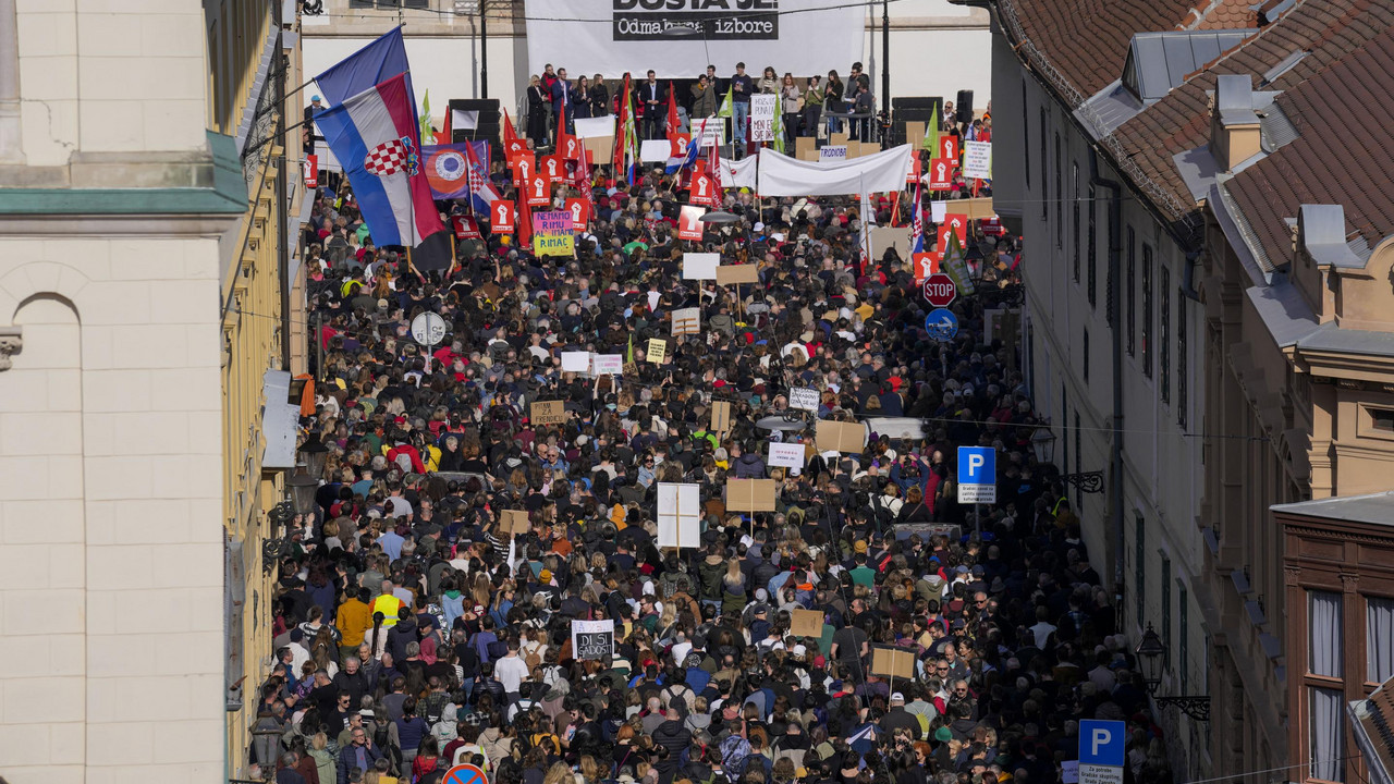 Protest u Zagrebu