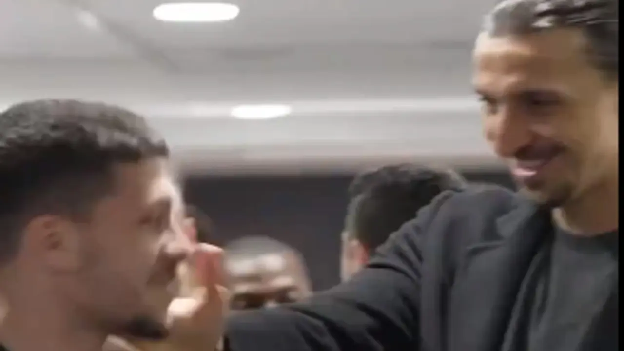 Luka Jović, Zlatan Ibrahimović
