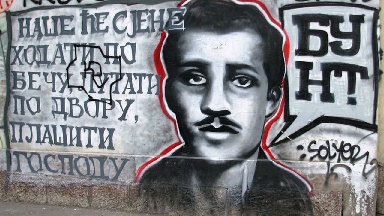 Gavrilo Princip, grafit