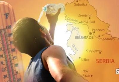 Vročinski rekord v Srbiji: Temperature so ponekod presegle 44 stopinj Celzija