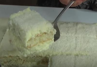 Kolač SNEGULJICA, divan i kremast - Spoj piškota, BELE ČOKOL