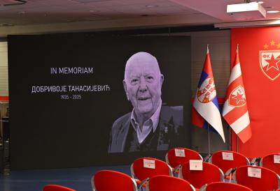 Sahranjen bivši fudbaler i predsednik Crvene zvezde Dobrivoje Tanasijević