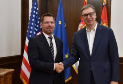 Predsednik Vučić sastao se sa američkim kongresmenom Erikom Svolvelom