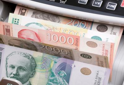 Srbski BDP v drugem četrtletju zrasel za 2,1 odstotka