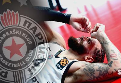 Katastrofa za Partizan: Opet se povredio Dvejn Vašington