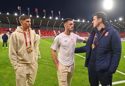 Nema mnogo gledalaca: Mala poseta na meču Srbije i Letonije