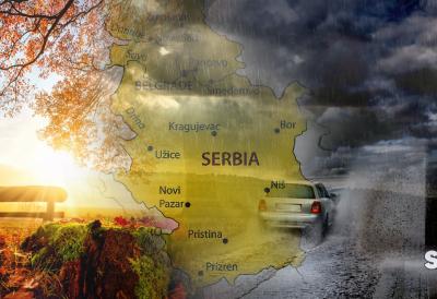 RHMZ upozorava: Vetar olujne jačine, kiša i sneg stižu u Srbiju - na pomolu velika promena vremena u narednim danima