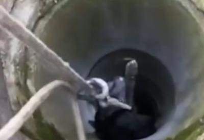 (VIDEO) Ovako su vatrogasci izvukli psa iz bunara dubokog 20 metara: Emotivnim fotografijama sve raznežili