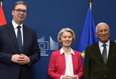 "VELIKA JE ČAST ZA SRBIJU ŠTO SAM RAZGOVARAO SA FON DER LAJEN I KOŠTOM" Vučić se oglasio iz Brisela: Otkrio o čemu je razgovarao sa dvoje najvažnijih ljudi u EU