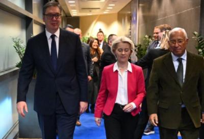 Oglasila se Fon der Lajen nakon razgovora sa Vučićem: Srbija može računati na podršku EU na putu ka članstvu