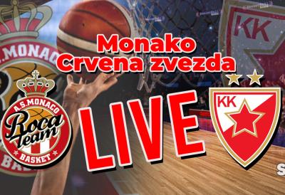 MONAKO - CRVENA ZVEZDA (UŽIVO) 23:34