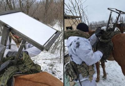 Hit snimak sa ukrajinskog fronta se širi društvenim mrežama: Rusi montiraju satelitski uređaj "Starlink" na konje na bojištu (FOTO/VIDEO)