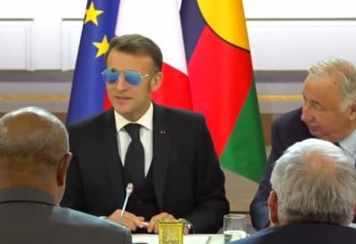 Šta se desilo Makronu? Pojavio se na sastanku sa SUNČANIM NAOČARIMA - Jedna teorija izazvala lavinu komentara na mrežama (VIDEO)