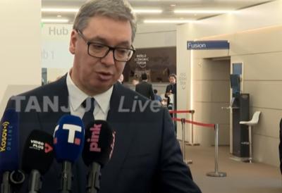 "Moramo da vidimo kako dalje i sa Evropom i sa Amerikom, mnogo problema" Vučić iz Davosa o razvodu EU i SAD, Grenlandu, letećim taksijima i planu Srbija 2035.