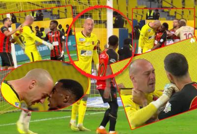 TOTALNO POLUDEO: Borjan se pobio sa saigračima! Jednog gurnuo glavom, drugog udario pesnicom u lice (VIDEO)