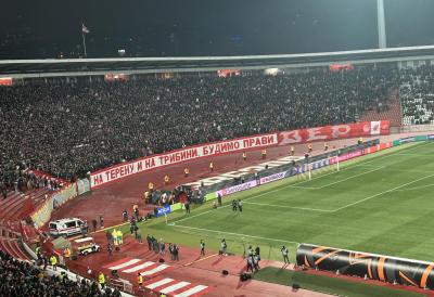 Sjajna koreografija Delija i veličanstven povratak Dejana Stankovića: Evo kako je dočekan trener crveno-belih (VIDEO)