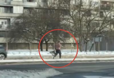 (VIDEO) Nag do pasa bežao od policije pa ih tukao stolicom: Filmsko bekstvo iz sudske zgrade po snegu, evo zbog čega je prvobitno priveden - snimak ZAPALIO društvene mreže