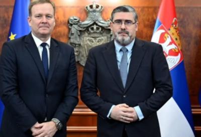 Ministar Starović sastao se sa specijalnim predstavnikom Evropske unije Peterom Sorensenom (FOTO)