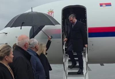 Vučić stigao u Mostar: Dočekala ga Željka Cvijanović (VIDEO)