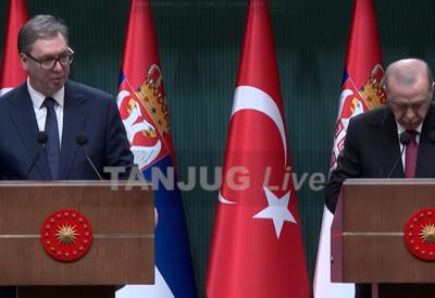 "Imali smo iskren i otvoren razgovor" Vučić sa Erdoganom u Turskoj: Već danas je trgovinska razmena gotovo 3,5 milijarde