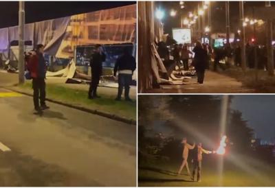 Akvarijum na Ušću izazvao blokade i vandalizam - da li su protiv projekta ili razvoja? (FOTO/VIDEO)