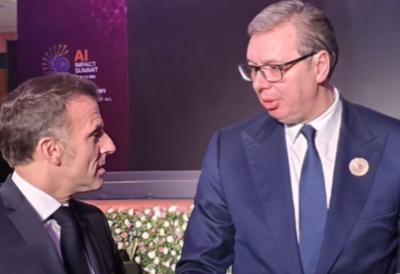 Nakon razgovora sa Makronom, Vučić poručio: "Na drugom kraju sveta, sa prijateljem uvek u dobrom raspoloženju"