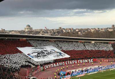 Delije koreografijom "pecnule" Parni valjak (VIDEO)