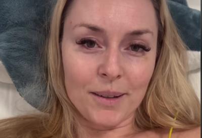 LOMI SRCE NA POLA: Lindzi Von se oglasila iz bolničke postelje (VIDEO)