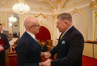 Vučević se sastao sa Ficom: Lider SNS na obeležavanju Dana državnosti Srbije u Slovačkoj (FOTO)