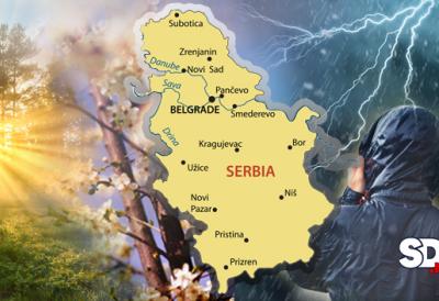 Temperature ispod proseka, pa preokret: Evo kakvo nas vreme očekuje narednih dana i za Vaskrs