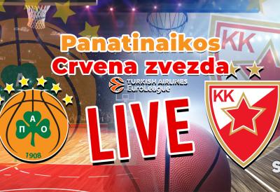 PANATINAIKOS - CRVENA ZVEZDA (UŽIVO)