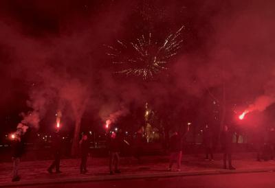 BAKLJADA U KULI, VATROMET U BORU! Evo kako su članovi i simpatizeri SNS slavili pobede na lokalnim izborima