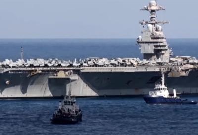 Najveći nosač aviona na svetu se povukao sa Bliskog istoka: Američki ''Gerald R. Ford'' pretrpeo požar na otvorenom moru, učestvovao i u hapšenju Nikolasa Madura