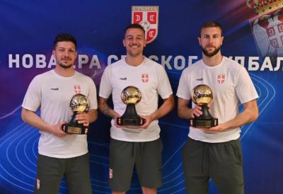 FSS dodelio Zlatne lopte Luki Joviću, Strahinji Pavloviću i Sergeju Milinković-Saviću