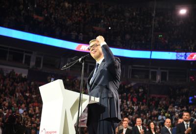 "STRAŠNO JE VAŽNO KAKO ĆETE BIRATI NA IZBORIMA" Vučić na veličanstvenom skupu SNS: Da ih pobedimo ubedljivije nego ikad! Srbija je danas zemlja odgovornih ljudi (FOTO/VIDEO)