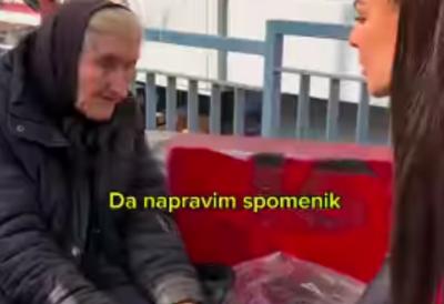 Baka Borka u crnini PRODAJE POVRĆE da podigne ćerki spomenik: Nekad zaradi 180 dinara, nekad 500, a cilj joj je samo jedan - pomozimo joj (VIDEO)