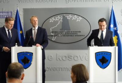 Sorensen na konferenciji za medije poručio "Vlada Kosova da obezbedi boravišne dozvole za zaposlene i studente za početni period od 12 meseci"