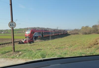 Voz pokosio automobil - Stravična nesreća kod Sopota, vozilo potpuno uništeno (FOTO)