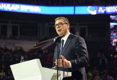 KOLONA OD 2.000 BAJKERA KOJA JE PRATILA PREDSEDNIKA, PREKO 70.000 LJUDI U ARENI I OKO NJE, SNAŽNE PORUKE O SRBIJI! Nezaboravni prizori sa skupa u Areni obeležili dan pun sloge i jedinstva