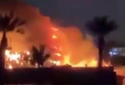 Američka vojna baza u plamenu: Žestok napad tokom noći, više od četiri drona poslato iz Bagdada - Izazvali ozbiljnu bezbednosnu zabrinutost (VIDEO)