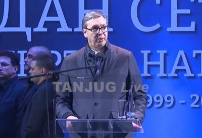 DAN SEĆANJA NA ŽRTVE NATO AGRESIJE! Vučić: "Nikada nećemo oprostiti, ali čuvamo mir i budućnost naše dece! Slava svim srpskim herojima!"