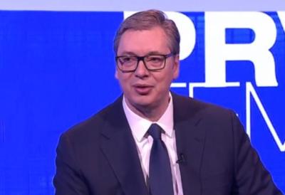 VUČIĆ U "PRVOJ TEMI": Predsednik Srbije govori o najvažnijim temama