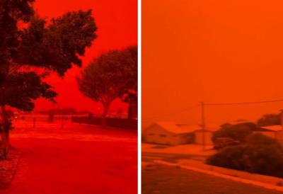 (VIDEO) Nebo se zacrvenilo: Evo šta se krije iza ove pojave u Australiji - Prizor je neverovatan