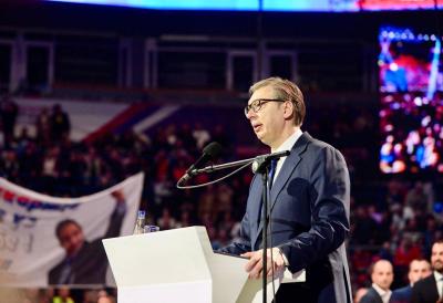 Predsednik Vučić izrazio zahvalnost onima koji su 15. marta prošle godine, odbranili Srbiju: 