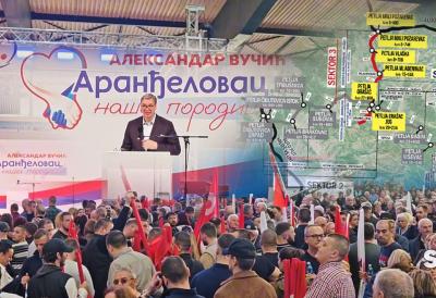 Vučić snažno stoji uz narod Aranđelovca: Važne poruke predsednika Srbije na mitingu ulivaju poverenje svim građanima (VIDEO)